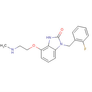 920284-29-3  2H-Benzimidazol-2-one,1-[(2-fluorophenyl)methyl]-1,3-dihydro-4-[2-(methylamino)ethoxy]-