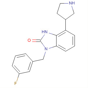 920284-43-1  2H-Benzimidazol-2-one,1-[(3-fluorophenyl)methyl]-1,3-dihydro-4-(3-pyrrolidinyl)-