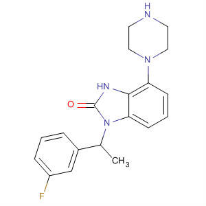 920284-55-5  2H-Benzimidazol-2-one,1-[1-(3-fluorophenyl)ethyl]-1,3-dihydro-4-(1-piperazinyl)-