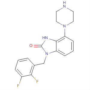 920284-58-8  2H-Benzimidazol-2-one,1-[(2,3-difluorophenyl)methyl]-1,3-dihydro-4-(1-piperazinyl)-