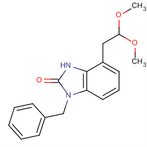 920284-99-7  2H-Benzimidazol-2-one,4-(2,2-dimethoxyethyl)-1,3-dihydro-1-(phenylmethyl)- 920284-99-7  2H-Benzimidazol-2-one,4-(2,2-dimethoxyethyl)-1,3-dihydro-1-(phenylmethyl)-