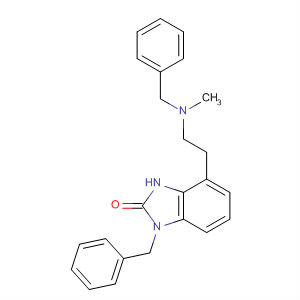920285-01-4  2H-Benzimidazol-2-one,1,3-dihydro-4-[2-[methyl(phenylmethyl)amino]ethyl]-1-(phenylmethyl)-