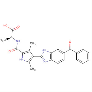 920286-18-6  b-Alanine,N-[[4-(6-benzoyl-1H-benzimidazol-2-yl)-3,5-dimethyl-1H-pyrrol-2-yl]carbonyl]-