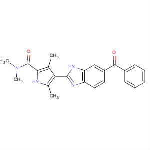 920286-61-9  1H-Pyrrole-2-carboxamide,4-(6-benzoyl-1H-benzimidazol-2-yl)-N,N,3,5-tetramethyl-