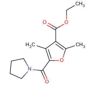 920286-78-8  3-Furancarboxylic acid, 2,4-dimethyl-5-(1-pyrrolidinylcarbonyl)-, ethylester