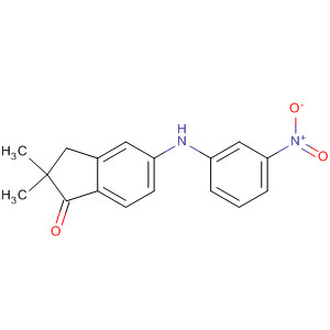 918330-20-8  1H-Inden-1-one, 2,3-dihydro-2,2-dimethyl-5-[(3-nitrophenyl)amino]-