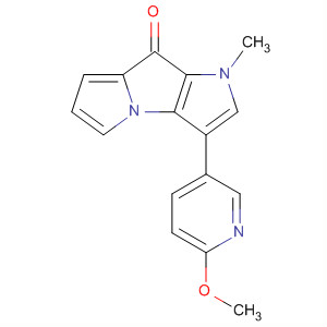 918331-16-5  Pyrrolo[2,3-b]pyrrolizin-8(1H)-one, 3-(6-methoxy-3-pyridinyl)-1-methyl-