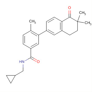 918332-32-8  Benzamide,N-(cyclopropylmethyl)-4-methyl-3-(5,6,7,8-tetrahydro-6,6-dimethyl-5-oxo-2-naphthalenyl)-