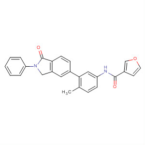 918332-52-2  3-Furancarboxamide,N-[3-(2,3-dihydro-1-oxo-2-phenyl-1H-isoindol-5-yl)-4-methylphenyl]-