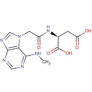 918334-46-0  L-Aspartic acid, N-[2-[6-(methylamino)-7H-purin-7-yl]acetyl]-