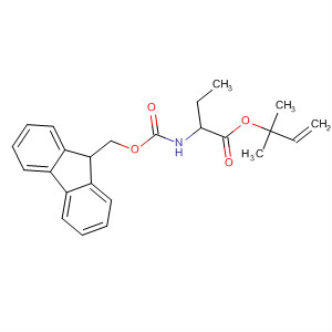 918338-02-0  Butanoic acid, 2-[[(9H-fluoren-9-ylmethoxy)carbonyl]amino]-,1,1-dimethyl-2-propen-1-yl ester, (2S)-