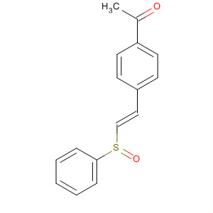 918340-97-3  Ethanone, 1-[4-[(1E)-2-(phenylsulfinyl)ethenyl]phenyl]-