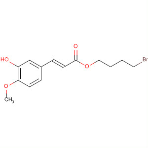 918342-40-2  2-Propenoic acid, 3-(3-hydroxy-4-methoxyphenyl)-, 4-bromobutyl ester,(2E)-