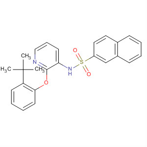 918343-54-1  2-Naphthalenesulfonamide,N-[2-[2-(1,1-dimethylethyl)phenoxy]-3-pyridinyl]-