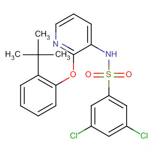918343-57-4  Benzenesulfonamide,3,5-dichloro-N-[2-[2-(1,1-dimethylethyl)phenoxy]-3-pyridinyl]-