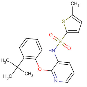 918343-66-5  2-Thiophenesulfonamide,N-[2-[2-(1,1-dimethylethyl)phenoxy]-3-pyridinyl]-5-methyl-