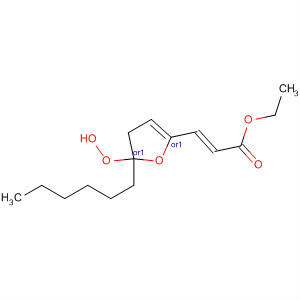 918343-86-9  2-Propenoic acid,3-[(2R,5S)-5-hexyltetrahydro-5-hydroperoxy-2-furanyl]-, ethyl ester,(2E)-rel-