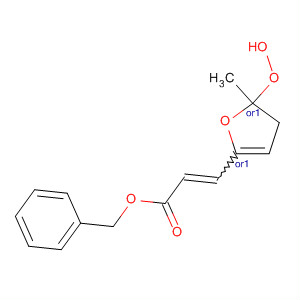 918343-90-5  2-Propenoic acid,3-[(2R,5R)-tetrahydro-5-hydroperoxy-5-methyl-2-furanyl]-, phenylmethylester, (2E)-rel-