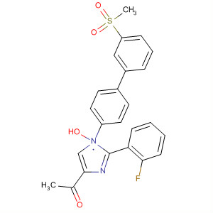 918345-37-6  Ethanone,1-[2-(2-fluorophenyl)-1-[3'-(methylsulfonyl)[1,1'-biphenyl]-4-yl]-1H-imidazol-4-yl]-
