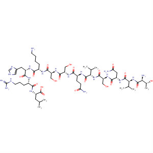 918401-35-1  L-Leucine,L-threonyl-L-valyl-L-asparaginyl-L-seryl-L-valyl-L-glutaminyl-L-seryl-L-seryl-L-lysyl-L-histidyl-L-arginyl-