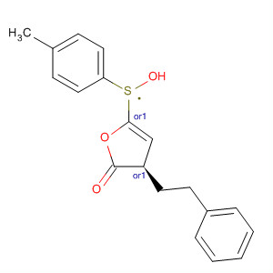 918404-03-2  2(3H)-Furanone, dihydro-5-[(4-methylphenyl)sulfinyl]-3-(2-phenylethyl)-,(3R,5S)-rel-