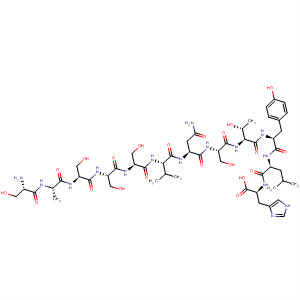 918405-25-1  L-Histidine,L-seryl-L-alanyl-L-seryl-L-seryl-L-seryl-L-valyl-L-asparaginyl-L-seryl-L-threonyl-L-tyrosyl-L-leucyl-