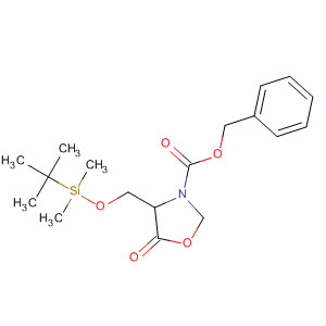 918409-08-2  3-Oxazolidinecarboxylic acid,4-[[[(1,1-dimethylethyl)dimethylsilyl]oxy]methyl]-5-oxo-, phenylmethylester, (4R)-