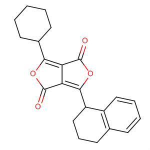 918413-34-0  1H,4H-Furo[3,4-c]furan-1,4-dione,3-cyclohexyl-6-(1,2,3,4-tetrahydro-1-naphthalenyl)-