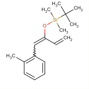 918417-30-8  Benzene,1-[2-[[(1,1-dimethylethyl)dimethylsilyl]oxy]-1,3-butadien-1-yl]-2-methyl-