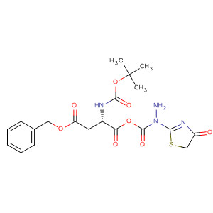 918419-23-5  L-Aspartic acid, N-[(1,1-dimethylethoxy)carbonyl]-, 4-(phenylmethyl)ester, 2-(4,5-dihydro-4-oxo-2-thiazolyl)hydrazide