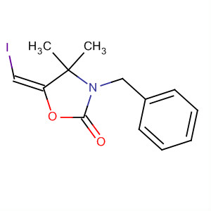 918423-15-1  2-Oxazolidinone, 5-(iodomethylene)-4,4-dimethyl-3-(phenylmethyl)-,(5E)-