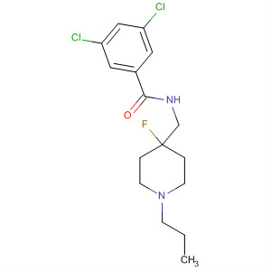 918429-96-6  Benzamide, 3,5-dichloro-N-[(4-fluoro-1-propyl-4-piperidinyl)methyl]-