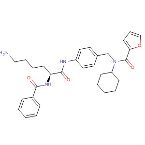 918432-60-7  2-Furancarboxamide,N-[[4-[[(2S)-6-amino-2-(benzoylamino)-1-oxohexyl]amino]phenyl]methyl]-N-cyclohexyl-