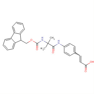 918432-72-1  2-Propenoic acid,3-[4-[[2-[[(9H-fluoren-9-ylmethoxy)carbonyl]amino]-2-methyl-1-oxopropyl]amino]phenyl]-