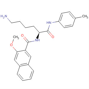 918432-98-1  2-Naphthalenecarboxamide,N-[(1S)-5-amino-1-[[(4-methylphenyl)amino]carbonyl]pentyl]-3-methoxy-