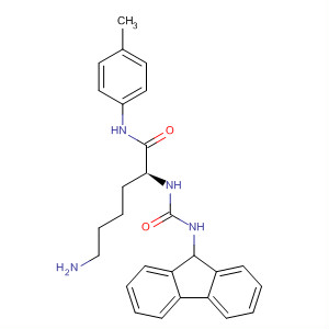 918433-64-4  Hexanamide,6-amino-2-[[(9H-fluoren-9-ylamino)carbonyl]amino]-N-(4-methylphenyl)-,(2S)-