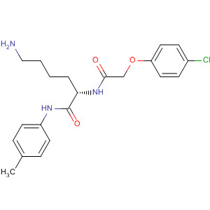 918435-92-4  Hexanamide,6-amino-2-[[2-(4-chlorophenoxy)acetyl]amino]-N-(4-methylphenyl)-,(2S)-