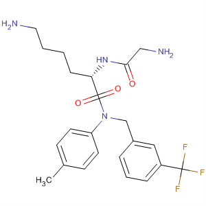 918436-12-1  L-Lysinamide,N-[[3-(trifluoromethyl)phenyl]methyl]glycyl-N-(4-methylphenyl)-