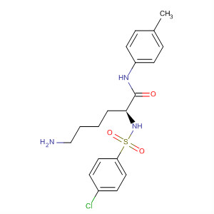 918436-51-8  Hexanamide,6-amino-2-[[(4-chlorophenyl)sulfonyl]amino]-N-(4-methylphenyl)-, (2S)-