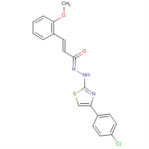 918441-89-1  2-Propenal, 3-(2-methoxyphenyl)-,2-[4-(4-chlorophenyl)-2-thiazolyl]hydrazone, (1E,1E,2E)-