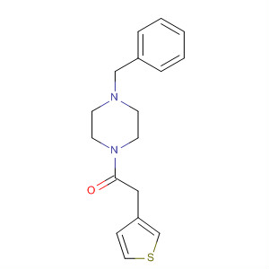 918479-62-6  Ethanone, 1-[4-(phenylmethyl)-1-piperazinyl]-2-(3-thienyl)-