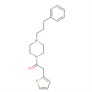 918479-88-6  Ethanone, 1-[4-(3-phenylpropyl)-1-piperazinyl]-2-(2-thienyl)-
