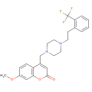 918481-10-4  2H-1-Benzopyran-2-one,7-methoxy-4-[[4-[2-[2-(trifluoromethyl)phenyl]ethyl]-1-piperazinyl]methyl]-