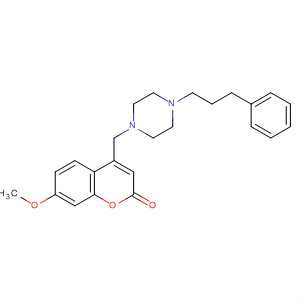 918481-11-5  2H-1-Benzopyran-2-one,7-methoxy-4-[[4-(3-phenylpropyl)-1-piperazinyl]methyl]-