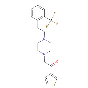 918481-21-7  Ethanone,1-(3-thienyl)-2-[4-[2-[2-(trifluoromethyl)phenyl]ethyl]-1-piperazinyl]-