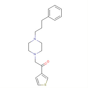 918481-22-8  Ethanone, 2-[4-(3-phenylpropyl)-1-piperazinyl]-1-(3-thienyl)-