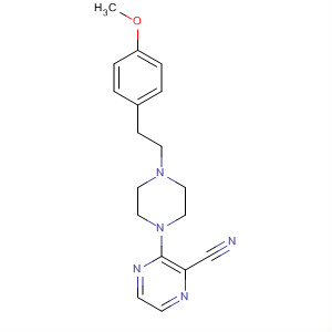 918481-62-6  2-Pyrazinecarbonitrile, 3-[4-[2-(4-methoxyphenyl)ethyl]-1-piperazinyl]-