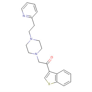 918481-85-3  Ethanone, 1-benzo[b]thien-3-yl-2-[4-[2-(2-pyridinyl)ethyl]-1-piperazinyl]-