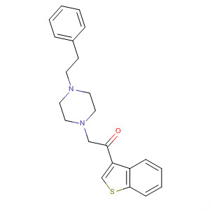 918482-25-4  Ethanone, 1-benzo[b]thien-3-yl-2-[4-(2-phenylethyl)-1-piperazinyl]-