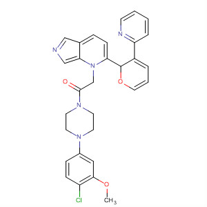 918483-86-0  Ethanone,1-[4-(4-chloro-3-methoxyphenyl)-1-piperazinyl]-2-[3-(2-pyridinyl)-1H-pyrazolo[3,4-b]pyridin-1-yl]-